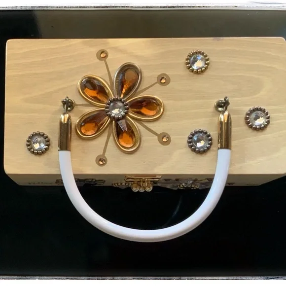 Vintage Enid Collin’s wooden box bag. - Picture 7 of 8